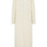 Briallen Ivory Quilted Coat