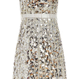 Paulina Hand-Beaded Mini Dress