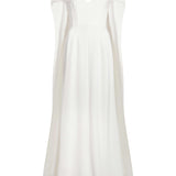 Tuberose Shoulder Cape Gown
