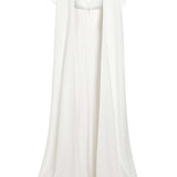 Tuberose Shoulder Cape Gown