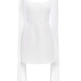 Phoebe Off-White Corset Mini Dress