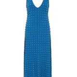 Odette Emerald Embellished Midi Dress