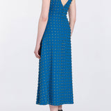 Odette Emerald Embellished Midi Dress
