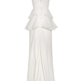 Wisteria Floral Beaded Gown