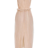Peony Blush Floral Tulle Midi Dress