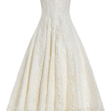 Tulip Lace Scalloped Hem Dress