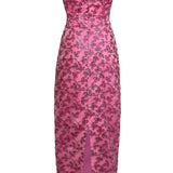 Amina Pink Sequin Midi Dress