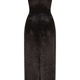 Lana Hammered Satin Midi Dress