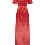 Gilda Short Sleeve Column Gown