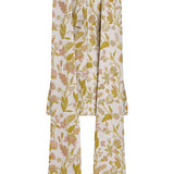 Gita Pink and Gold Floral Brocade Mini Dress