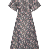 Lunetta Taffeta Pleated Dress