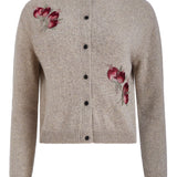 Theodora Pomegranate Knit Cardigan