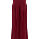 Lois Satin Pleated Wide Leg Pant