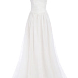 Hippolyta Ivory Floral A-Line Gown