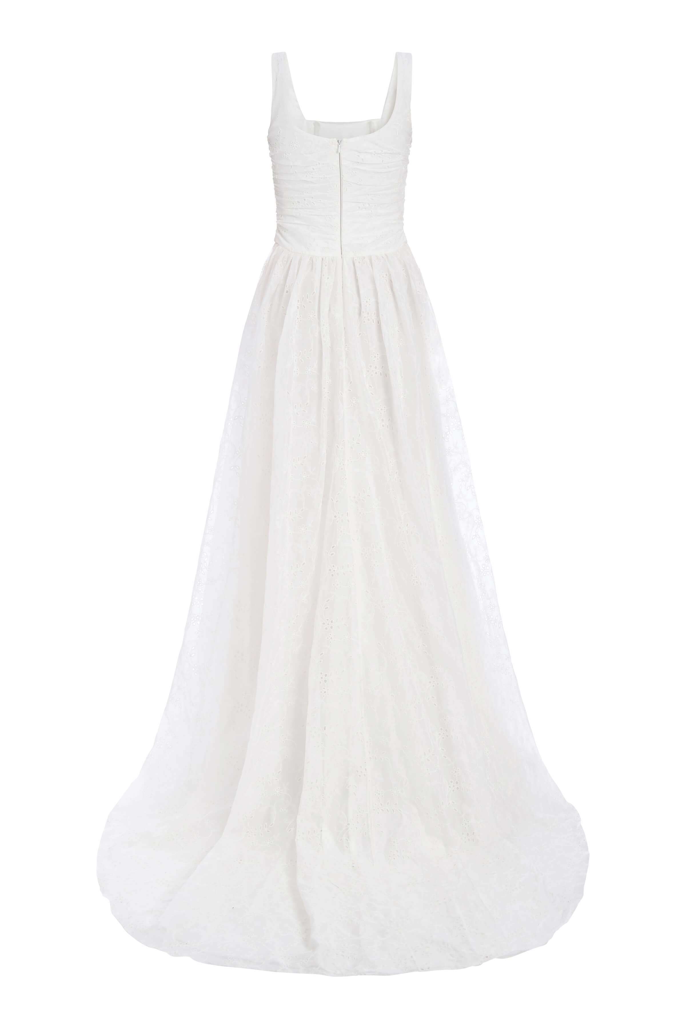 Hippolyta Ivory Floral A-Line Gown