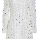 Celestine Crystal Tulle Mini Dress