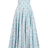 Rousseau Floral Cotton Midi Dress