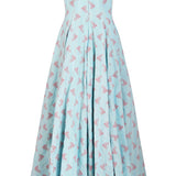 Rousseau Floral Cotton Midi Dress