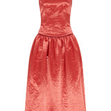Delphine Drop Waist Midi Dress