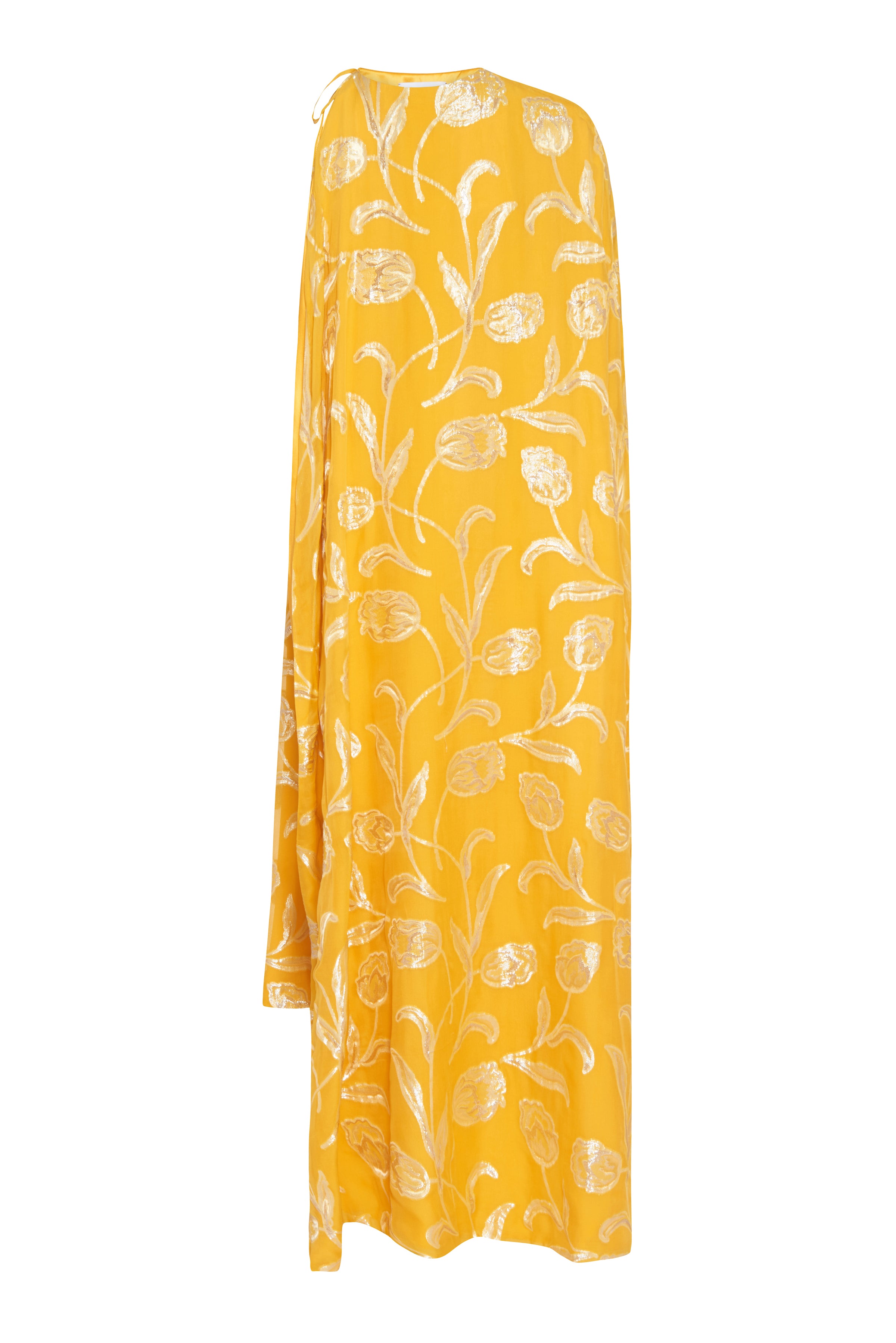 Kennedy Yellow Cape Dress