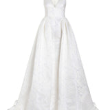 Angelonia Floral Jacquard Gown
