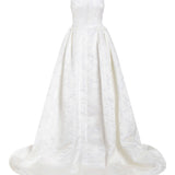 Angelonia Floral Jacquard Gown