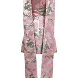 Gita Light Pink Brocade Mini Dress