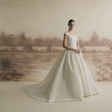 Moonflower Off-The-Shoulder Gown