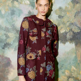 Alice Cross Stitch Floral Coat