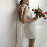 Phoebe Off-White Corset Mini Dress
