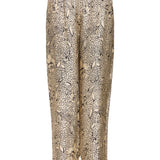 Lune Black Floral Printed Twill Cropped Pant