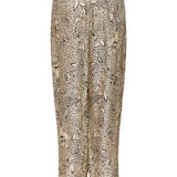 Lune Black Floral Printed Twill Cropped Pant