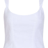 Maisie Cotton Eyelet Corset Top