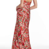 Tallulah Rose Floral Strapless Gown