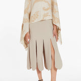 Sonia Neutral Floral Print Scarf