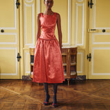 Delphine Drop Waist Midi Dress