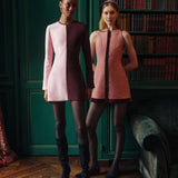 Althea Pink And Burgundy Mini Dress