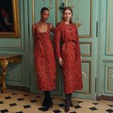 Tilda Brocade Rounded Sleeve Coat