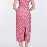 Amina Pink Sequin Midi Dress