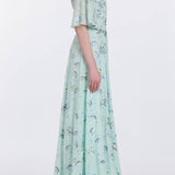 Charlotte Pansy Flutter Sleeve Gown