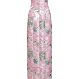 Odessa Light Pink Brocade Column Gown
