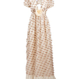 Forget Me Not White and Gold Gown