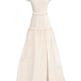 Arabella Ivory Moire Faille Gown