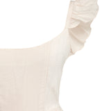 Arabella Ivory Moire Faille Gown