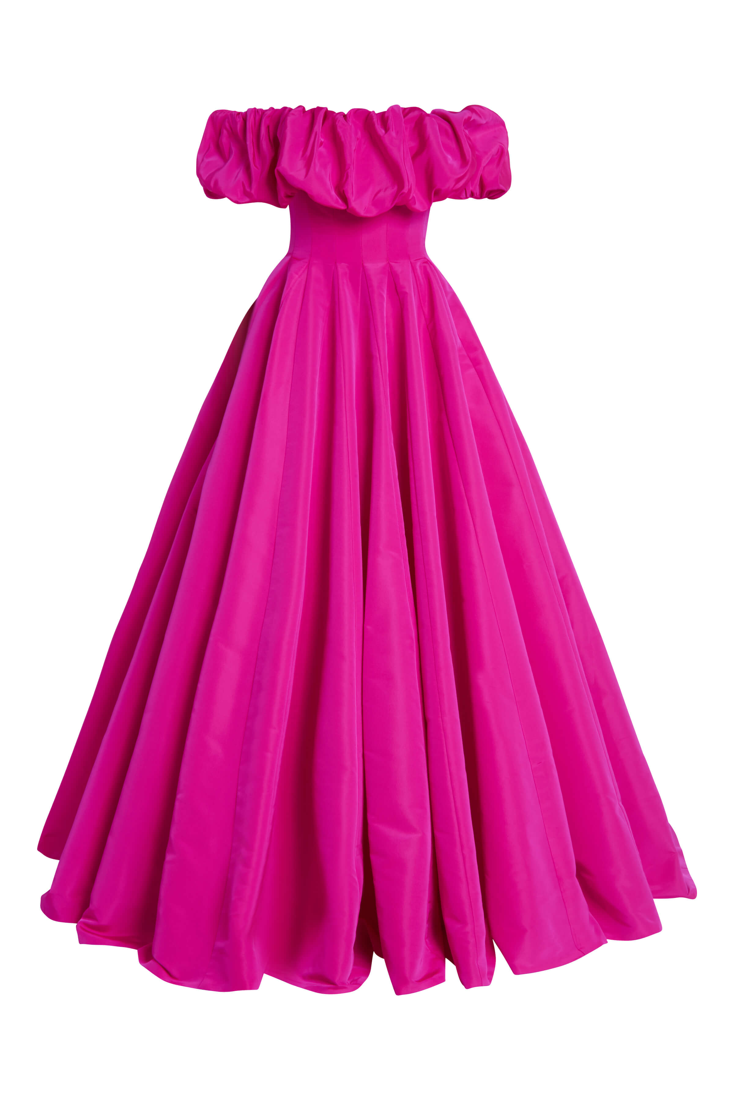 Ambrosia Pink Off-The-Shoulder Gown