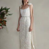 Celestia Beaded Lace Dress