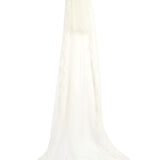 Catrine Cathedral Veil with Embroidered Scalloped Lace Edging