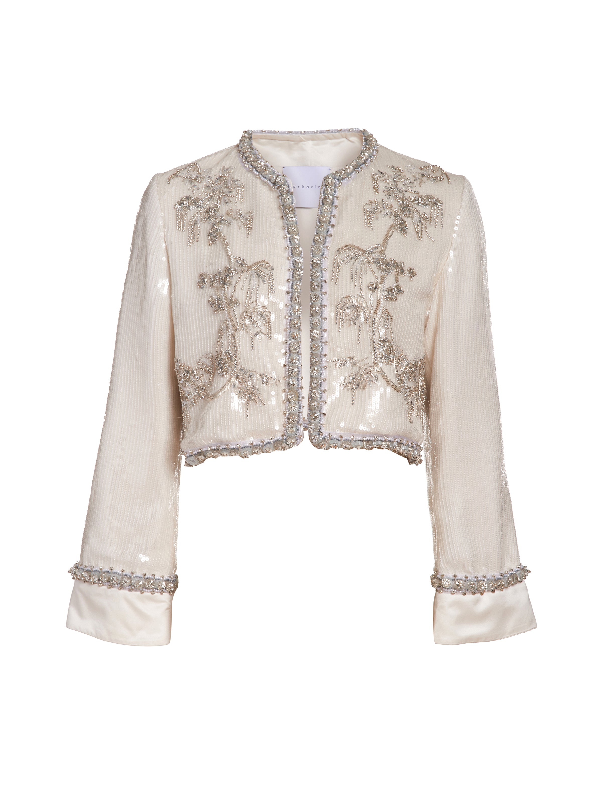 Olympia White Sequin Jacket
