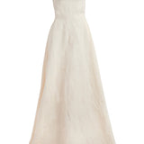 Idra Ivory Brocade Gown