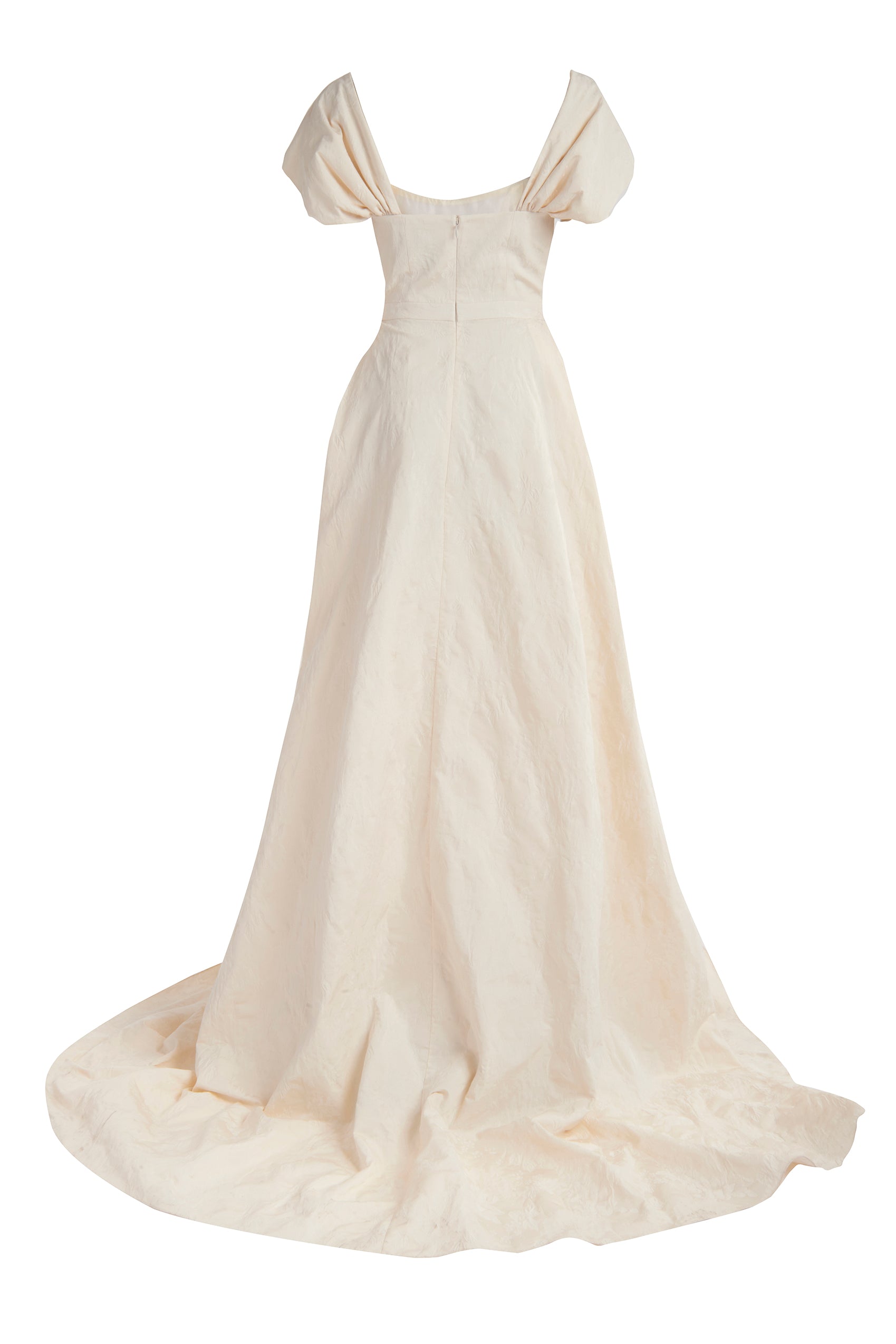Idra Ivory Brocade Gown